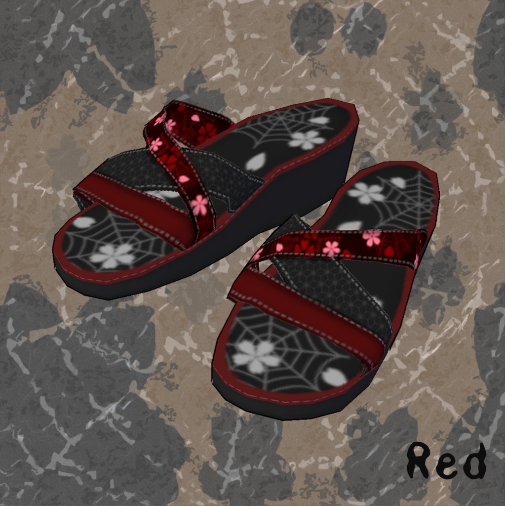 和柄クロスサンダル 4色 ver.2【正式版使用可】