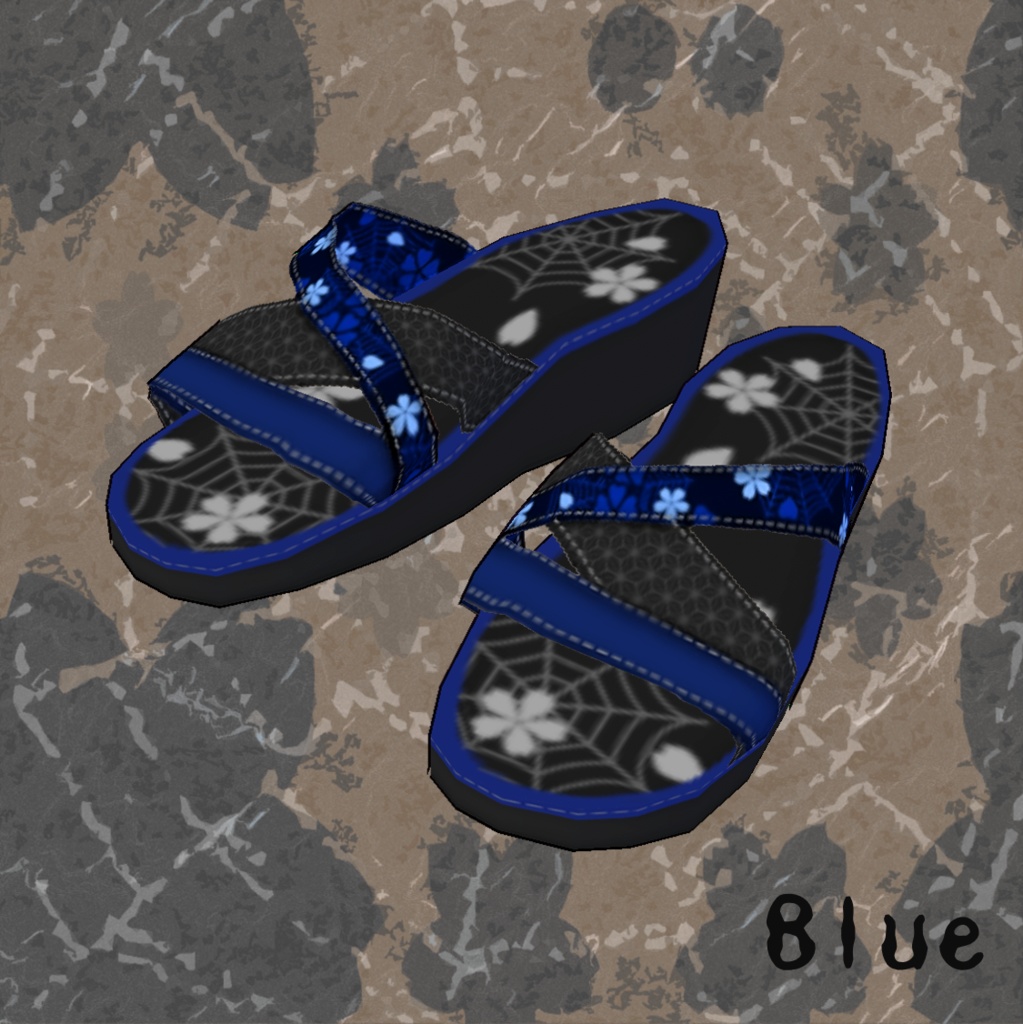 和柄クロスサンダル 4色 ver.2【正式版使用可】