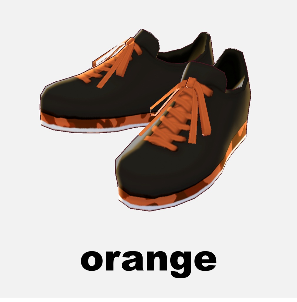 β版 (v0.14.0) VRoid用_【camo sneakers】7色セット