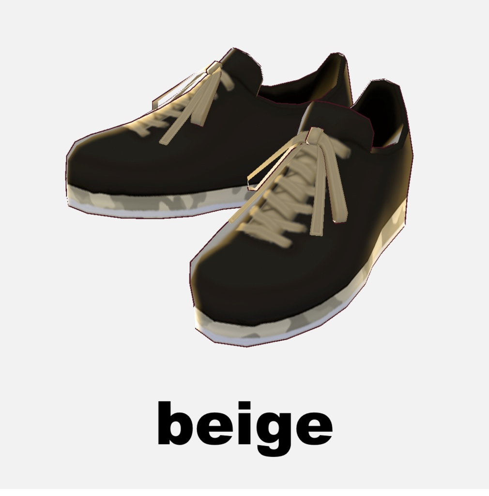 β版 (v0.14.0) VRoid用_【camo sneakers】7色セット