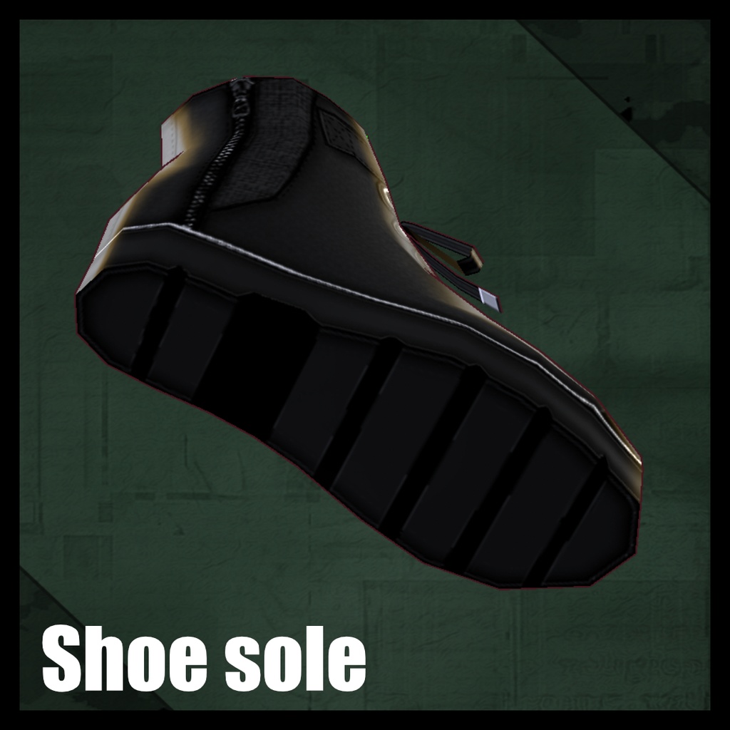 ミリタリーショートブーツ【vroidcustomitem追加】