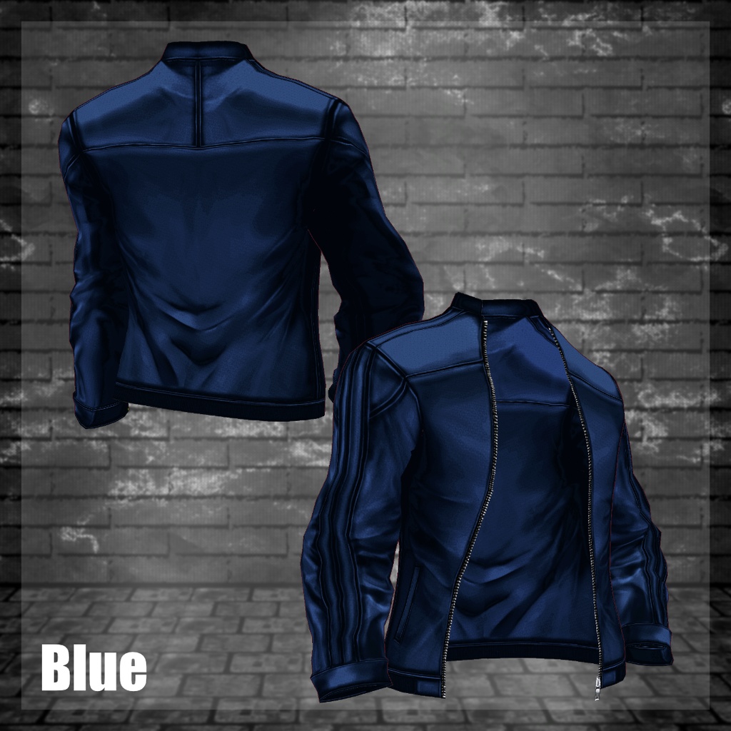 ライダースレザージャケット【vroidcustomitem追加】