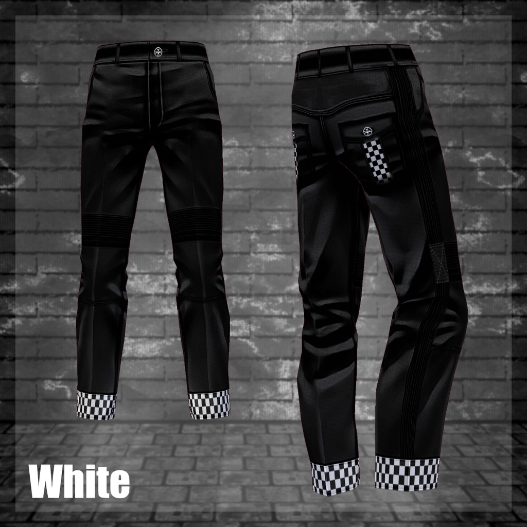 ライダースレザーパンツ【vroidcustomitem追加】