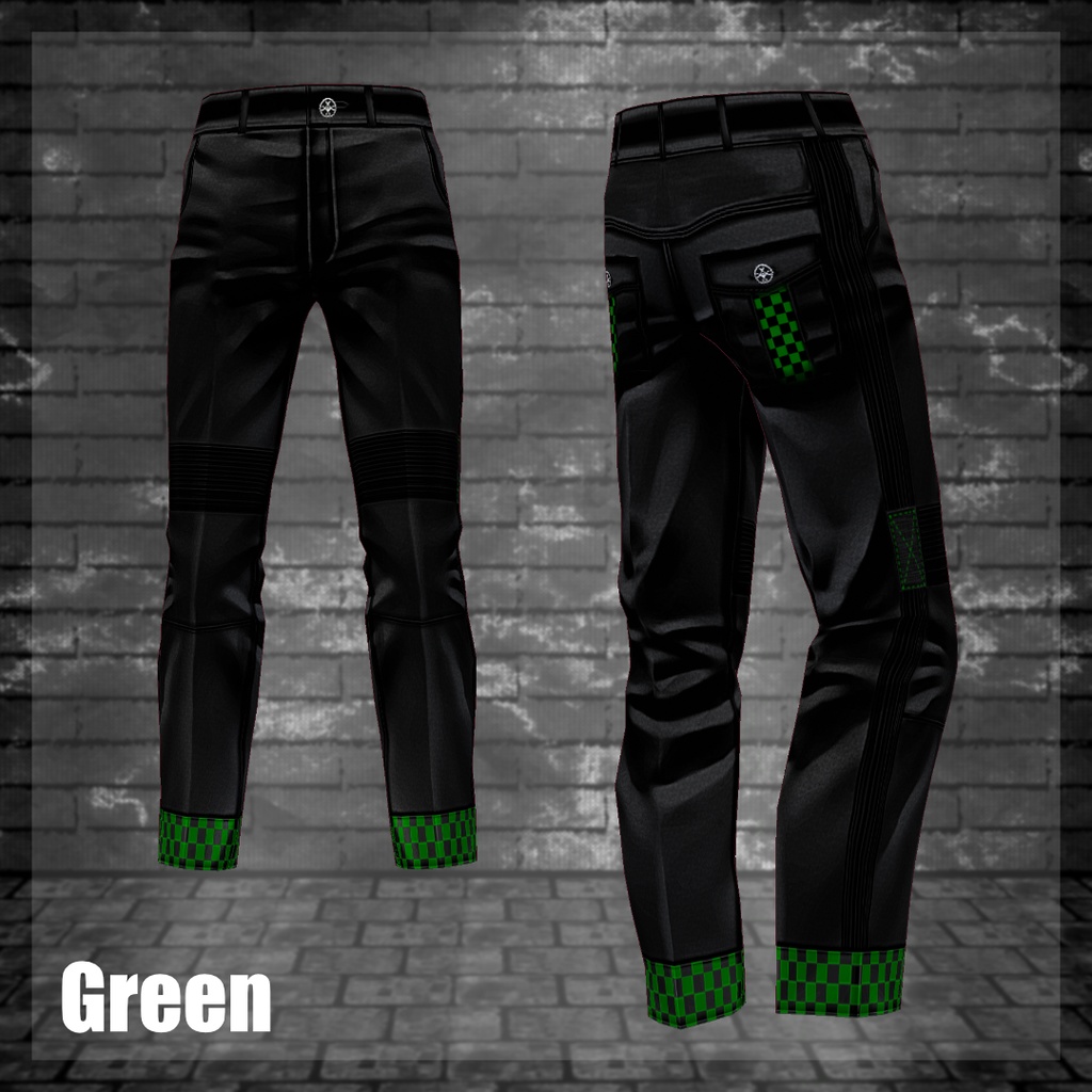 ライダースレザーパンツ【vroidcustomitem追加】
