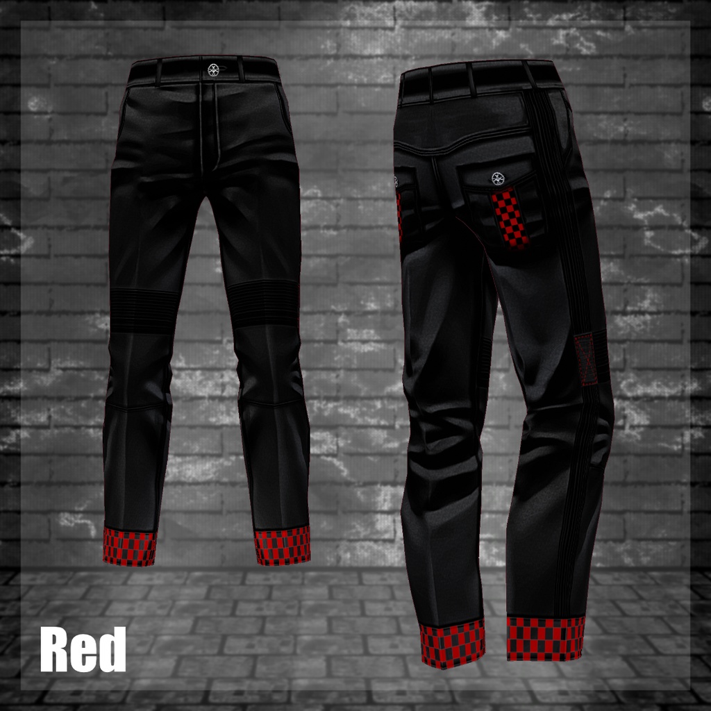 ライダースレザーパンツ【vroidcustomitem追加】