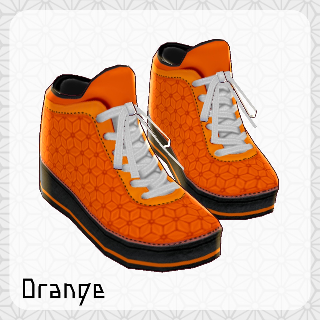 β版 (v0.14.0) VRoid用【麻の葉柄バッシュ】