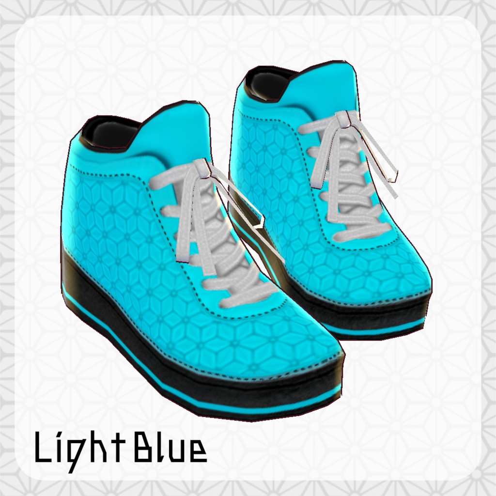 β版 (v0.14.0) VRoid用【麻の葉柄バッシュ】