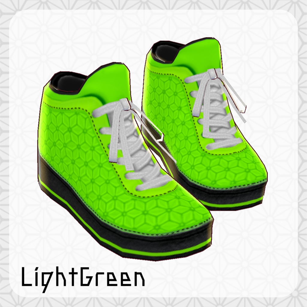 β版 (v0.14.0) VRoid用【麻の葉柄バッシュ】