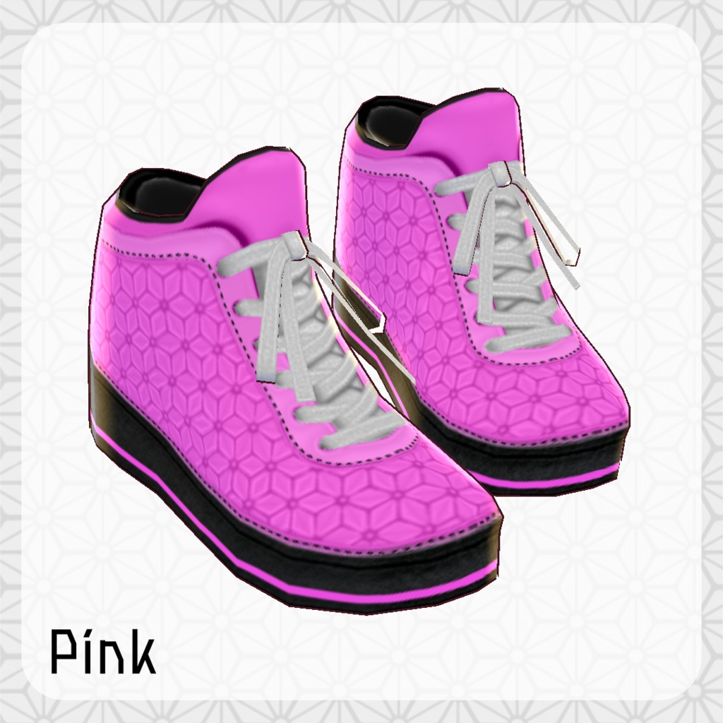 β版 (v0.14.0) VRoid用【麻の葉柄バッシュ】