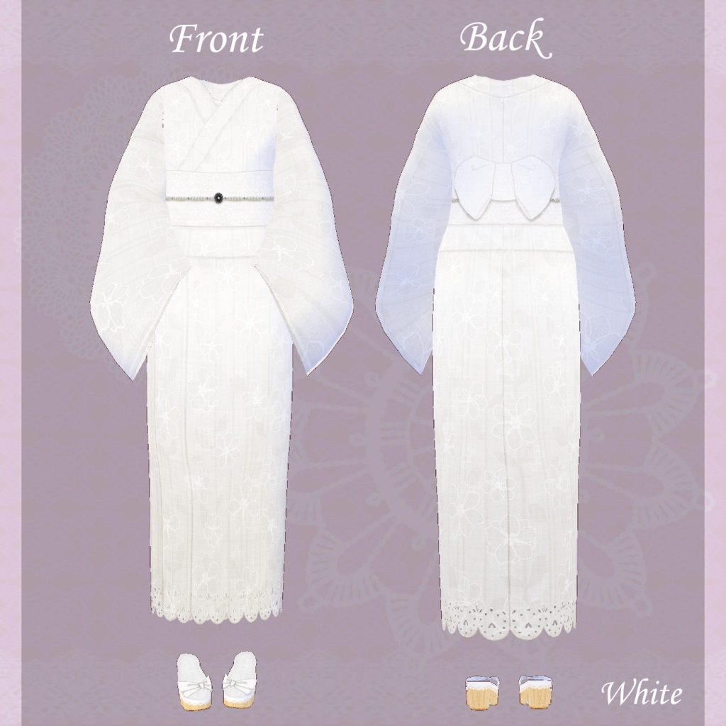 β版 (v0.14.0) VRoid用【ラブリーカジュアルなKIMONO】