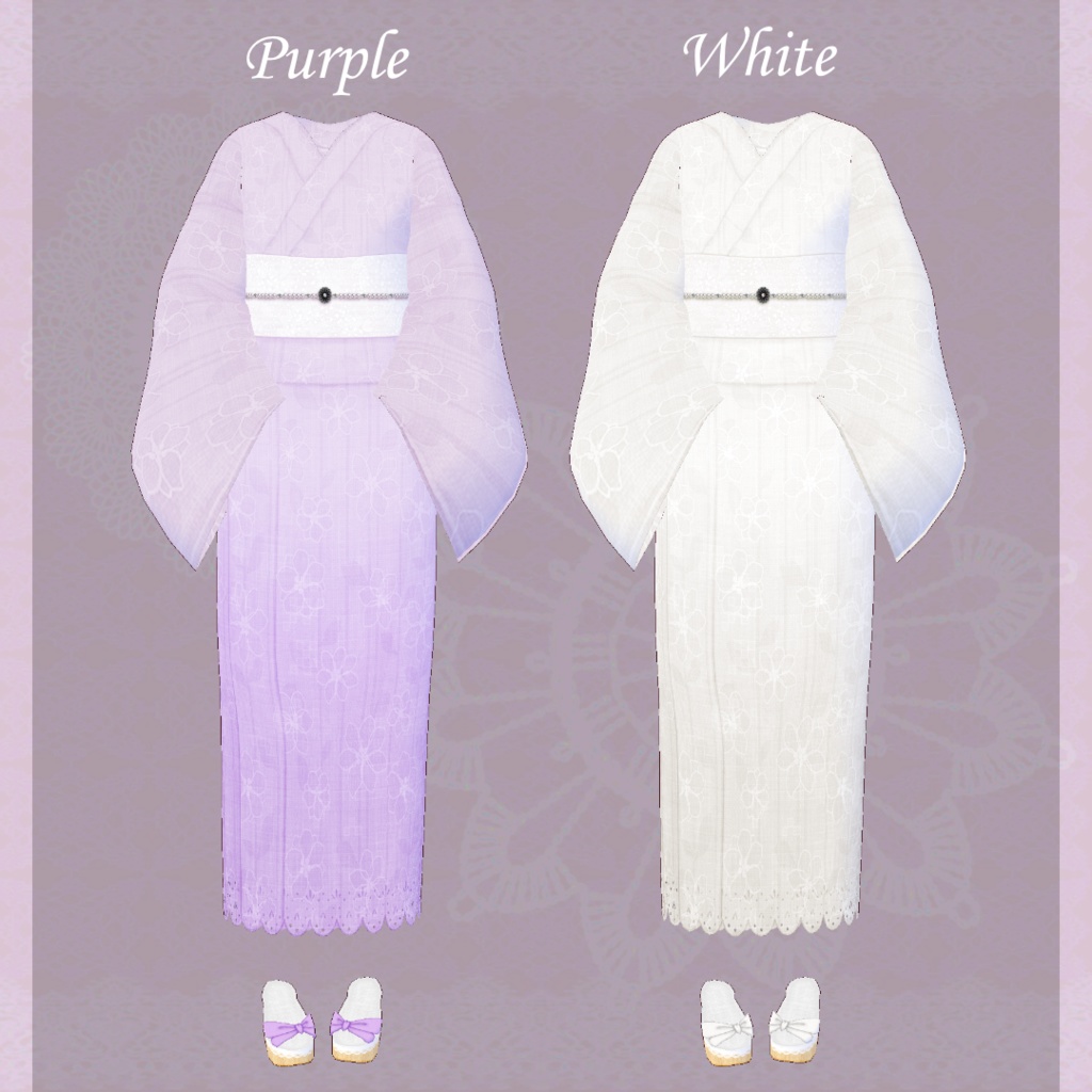 β版 (v0.14.0) VRoid用【ラブリーカジュアルなKIMONO】