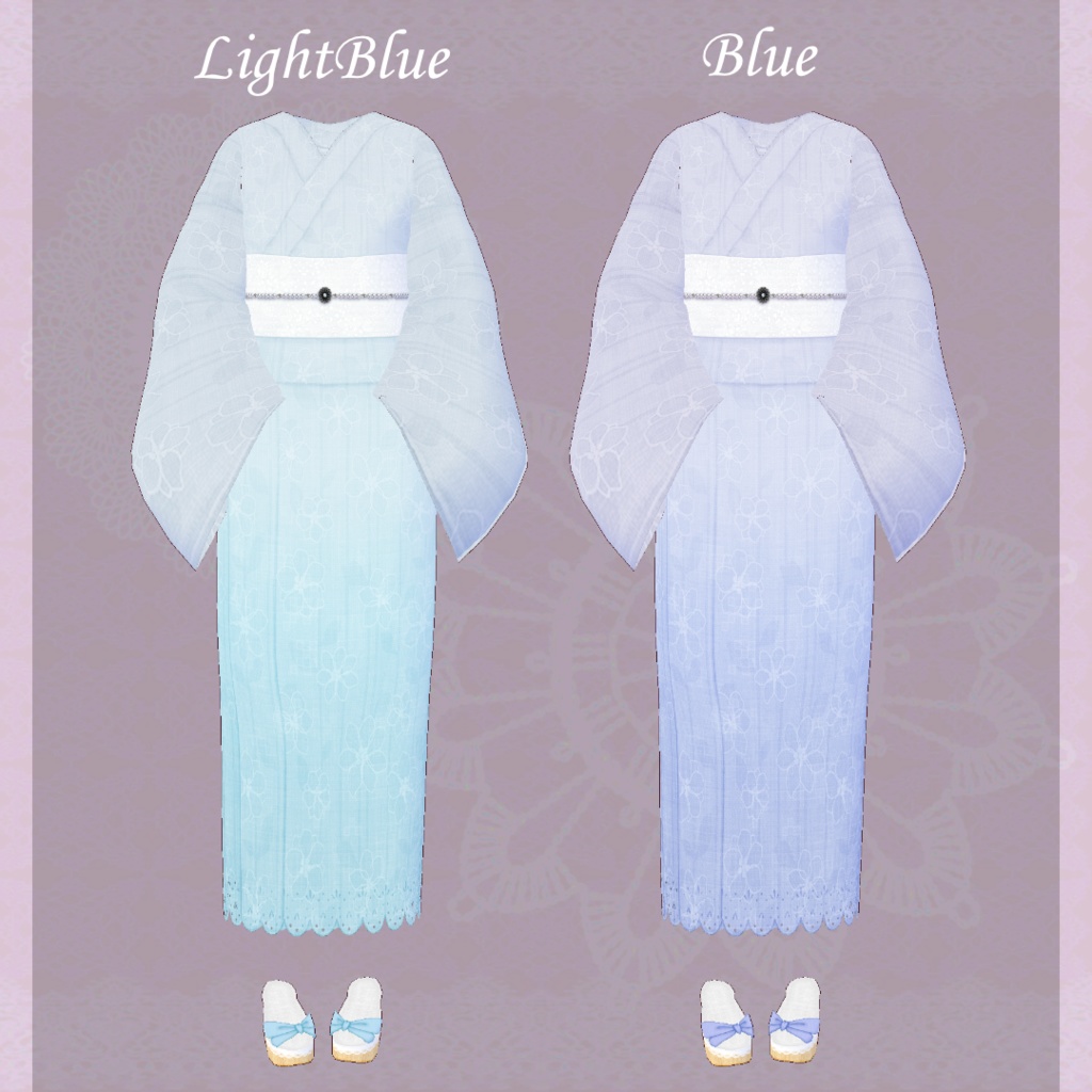 β版 (v0.14.0) VRoid用【ラブリーカジュアルなKIMONO】