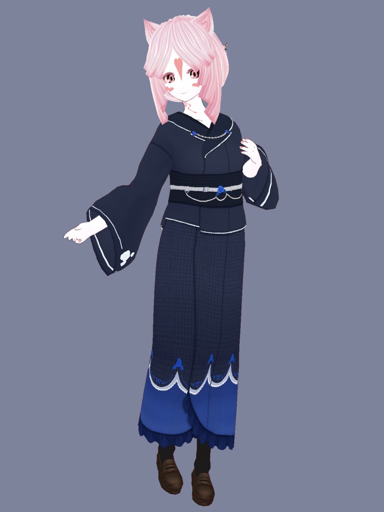 きものどれす「薔薇」- japanesque design KIMONO dress -