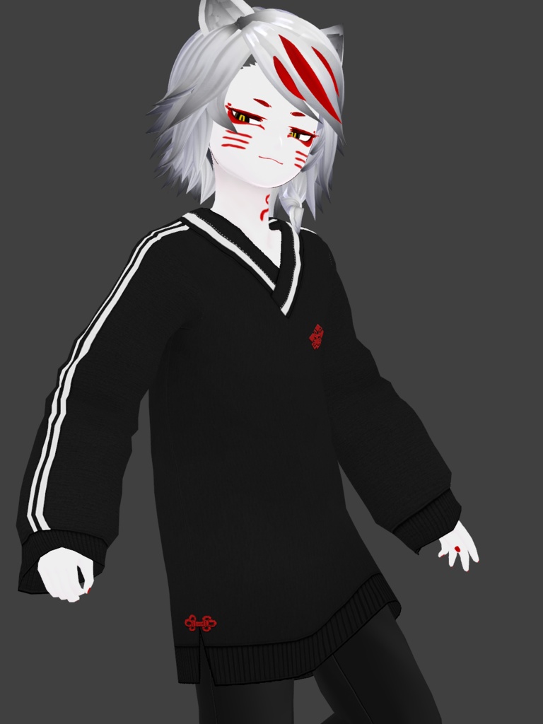 無料あり ダブルラインKIMONOネックシャツ - japanesque design shirt -