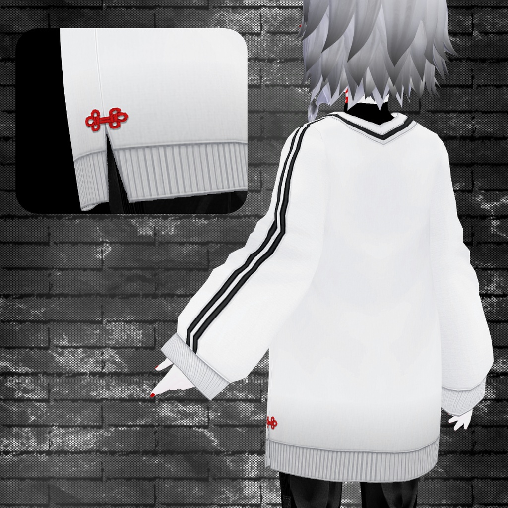 無料あり ダブルラインKIMONOネックシャツ - japanesque design shirt -