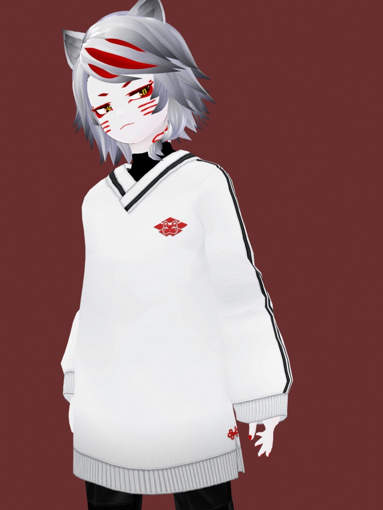 無料あり ダブルラインKIMONOネックシャツ - japanesque design shirt -