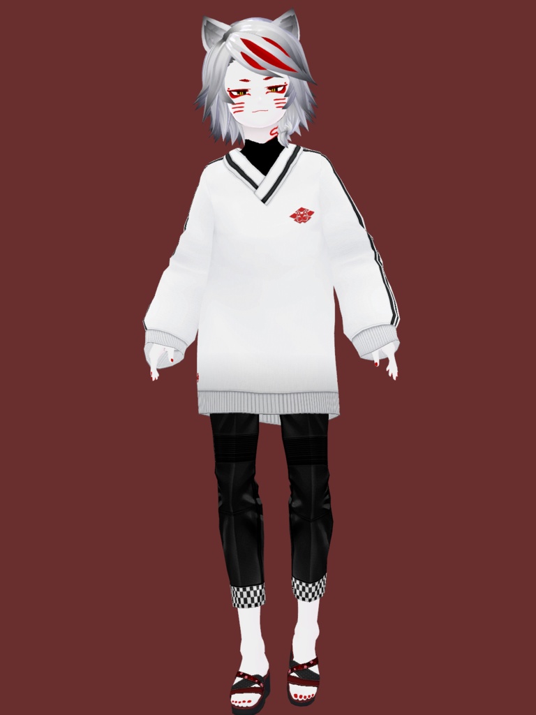 無料あり ダブルラインKIMONOネックシャツ - japanesque design shirt -