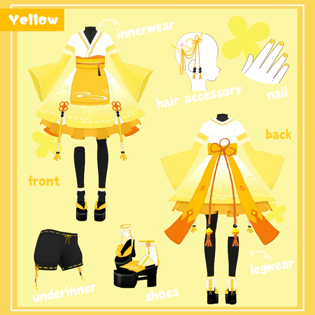 和風アイドルドレス - japanesque design idol dress -【第4回 VMFS参加衣装】#V_M_F_S #楽曲を纏う