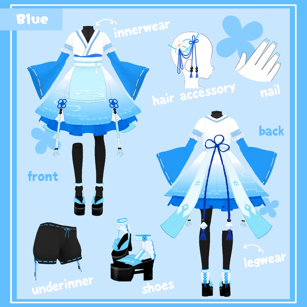 和風アイドルドレス - japanesque design idol dress -【第4回 VMFS参加衣装】#V_M_F_S #楽曲を纏う