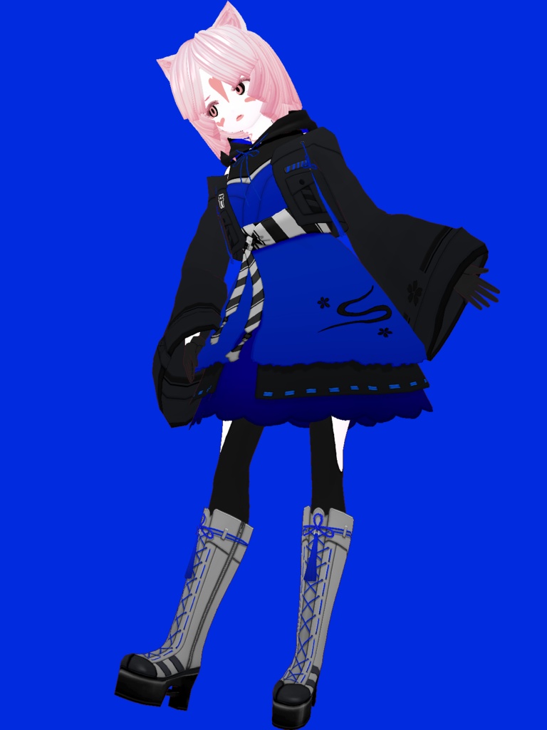 警戒ガンガン和風ドレス - japanesque design dress -【第5回 VMFS参加衣装】#V_M_F_S #楽曲を纏う