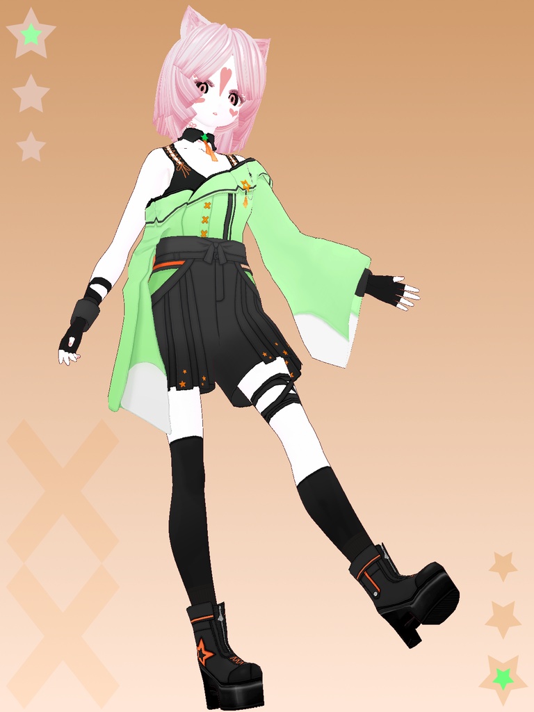 和風ロックな衣装 - japanesque design dress -【おはまよミュージックファッションショー】#おはまよミュージックファッションショー