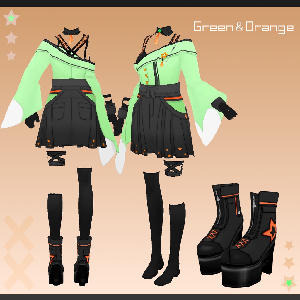 和風ロックな衣装 - japanesque design dress -【おはまよミュージックファッションショー】#おはまよミュージックファッションショー