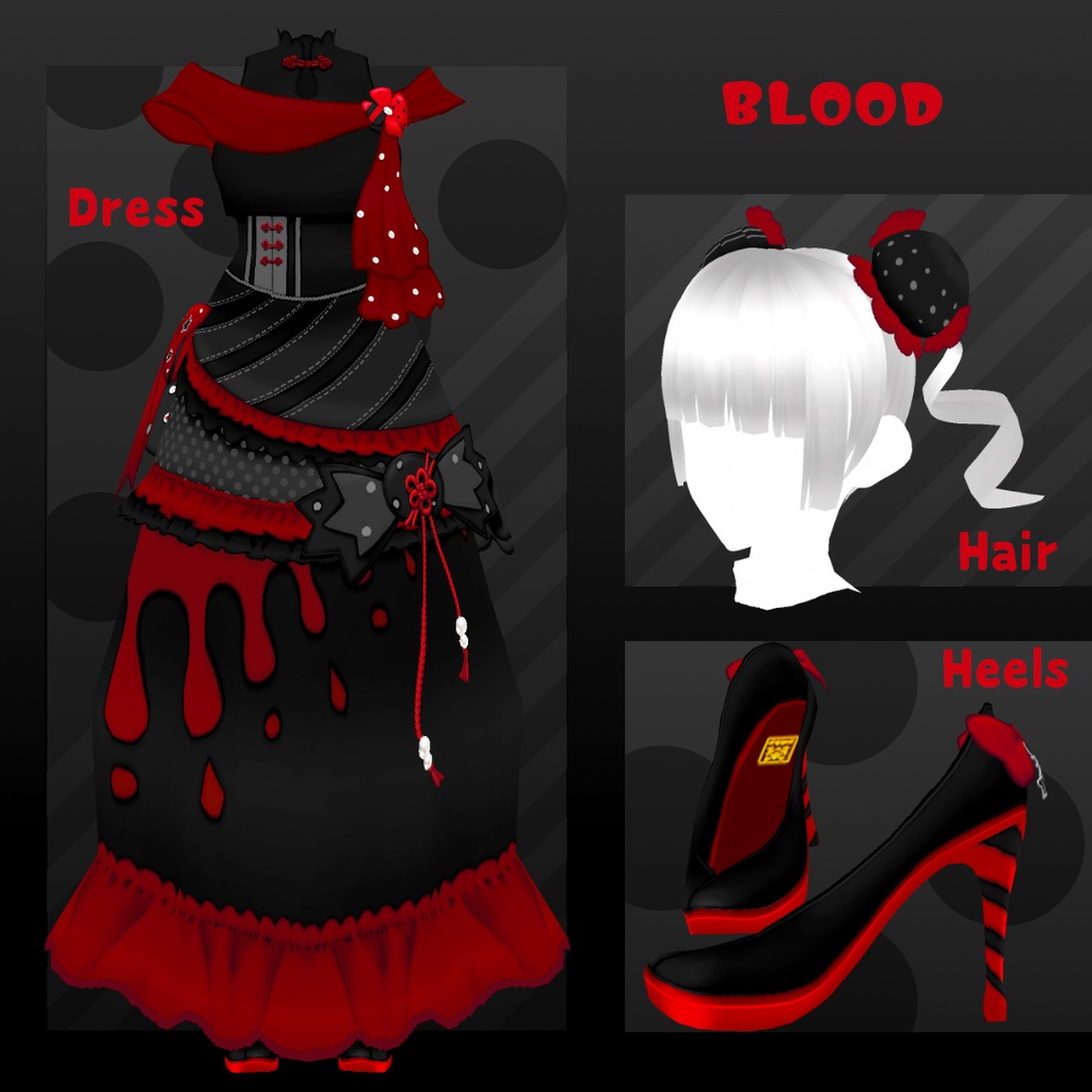 チャイナふう キャンディードレス - Colored Dresses -