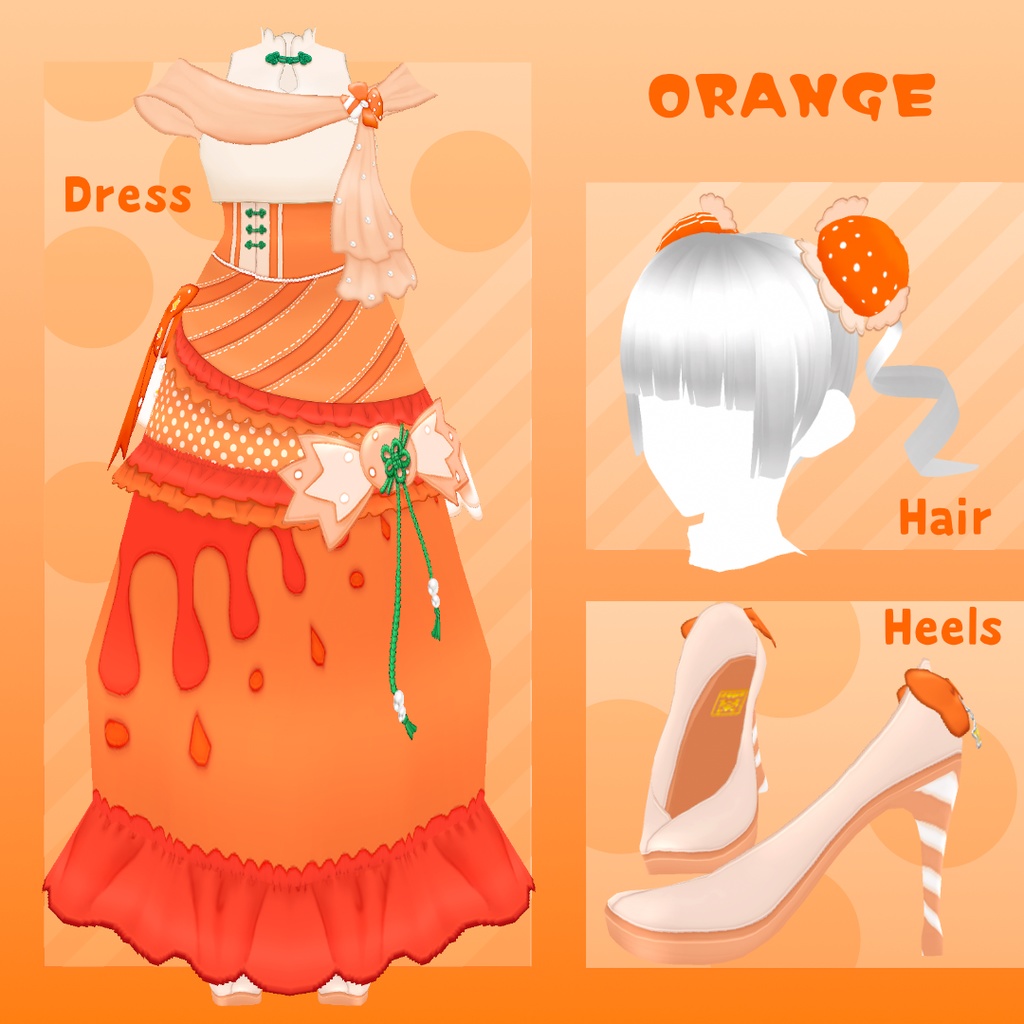 チャイナふう キャンディードレス - Colored Dresses -