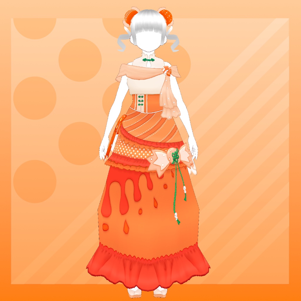 チャイナふう キャンディードレス - Colored Dresses -