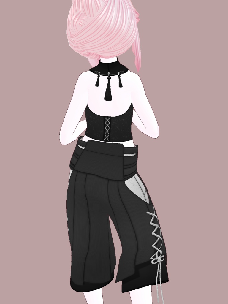 チャイナ風 袴スイムウェア - China Design Swimwear -