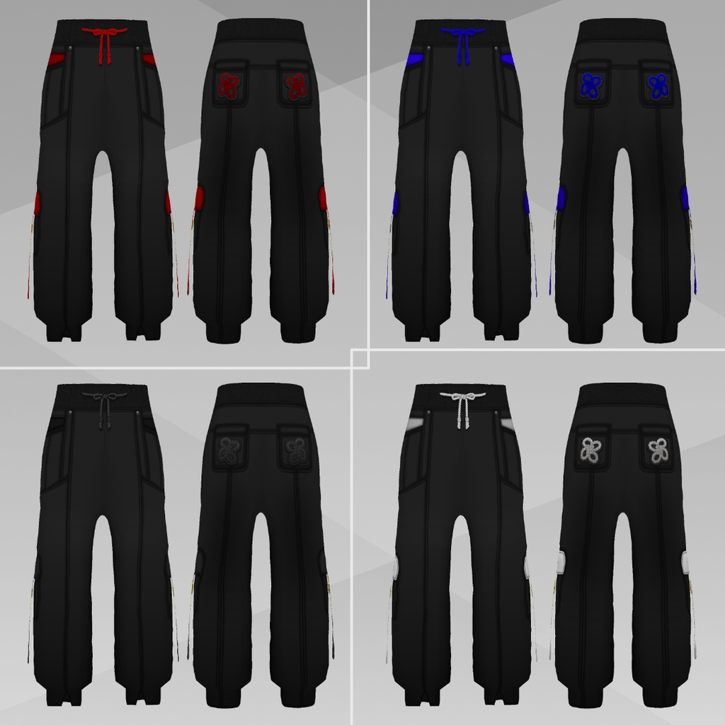 飾り結びのカーゴパンツ - Cargo pants - 無料あり