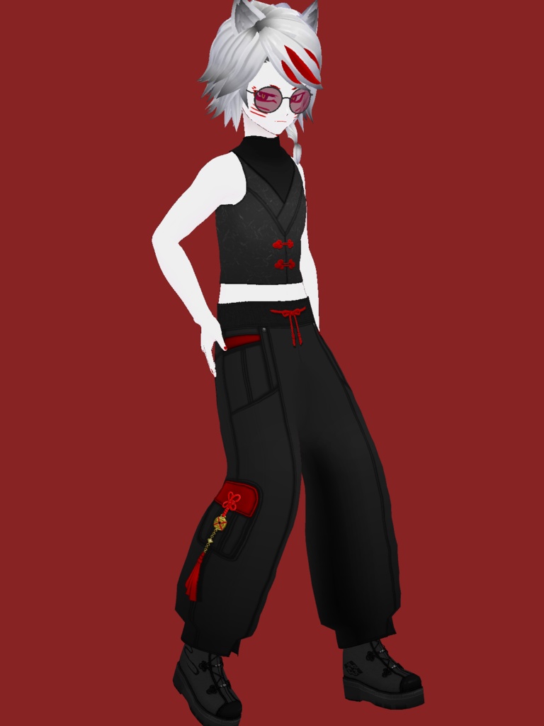 飾り結びのカーゴパンツ - Cargo pants - 無料あり