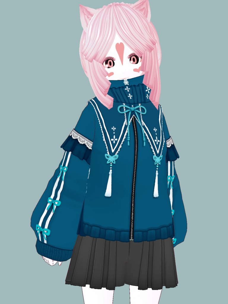 蝶々のフリルジャージ - Butterfly frill jersey - 無料あり