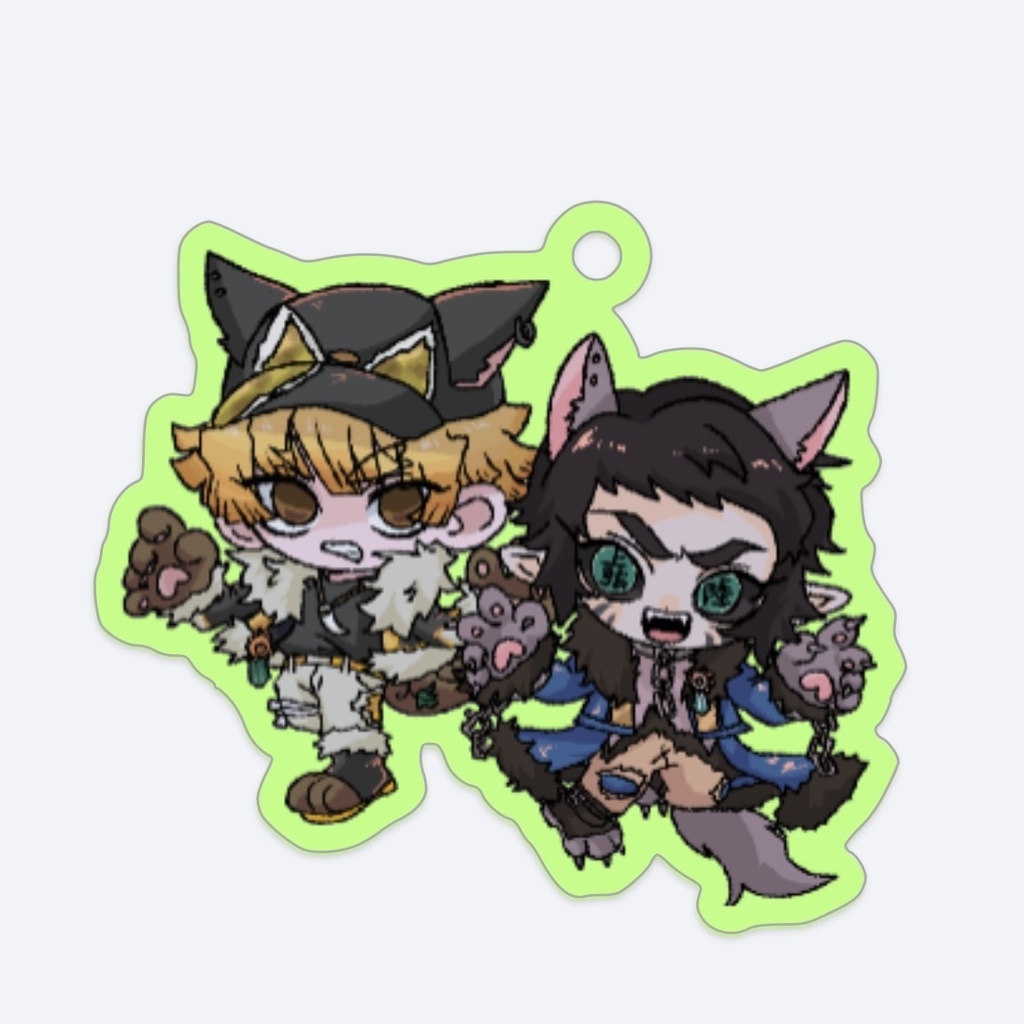 ハロウィン善獪蓄光アクキー