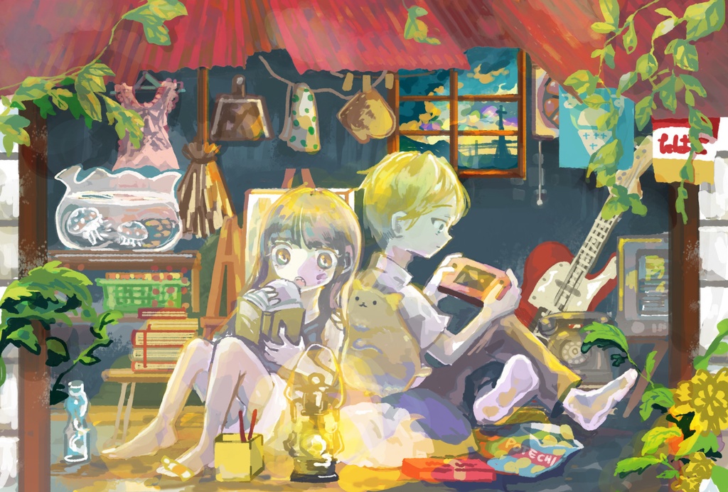 ポストカード「ひみつきち」