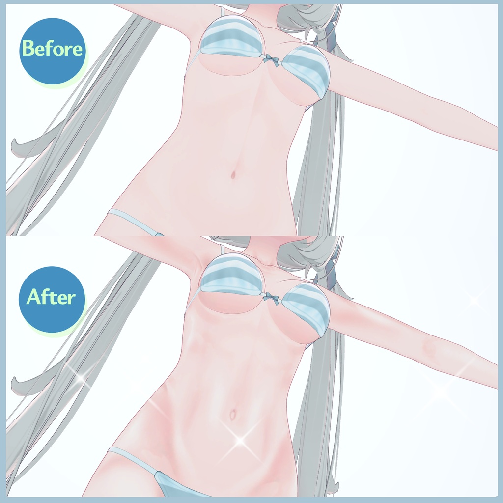 🚨 【 30% SALE 】🚨 ˚✧ショコラ+シフォン専用₊✧༚Body Texture(PNG)