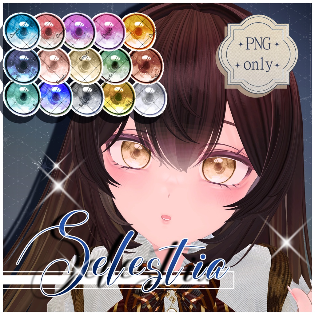 ˚✧₊star shower₊✧༚ 15Color Eye+Make up Texture₊✧༚(7avatar)