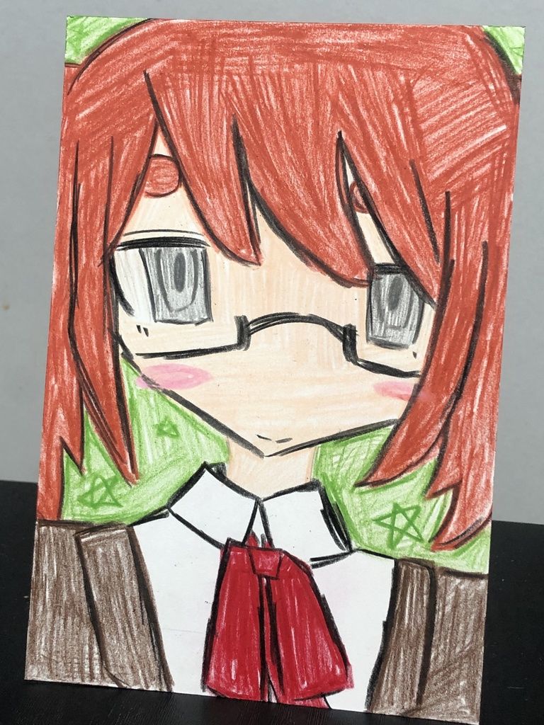 てづさんの原画(はがきサイズ)