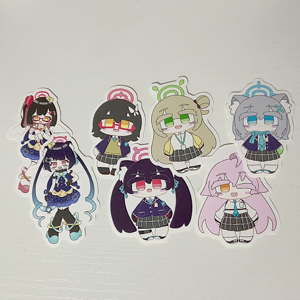 アビドスキャラステッカーセット