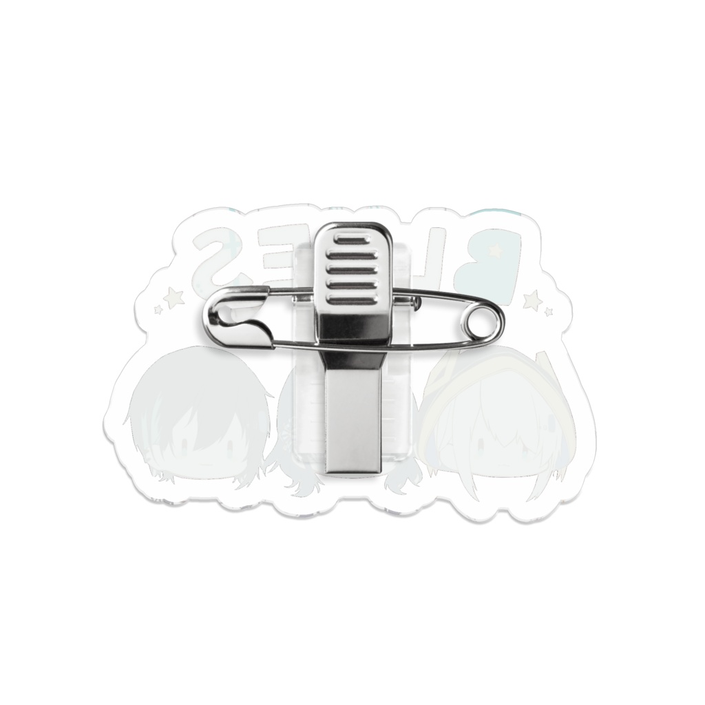 ぶるーずアクリルバッジ