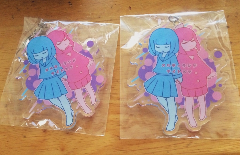 もちくらアクリルキーホルダー