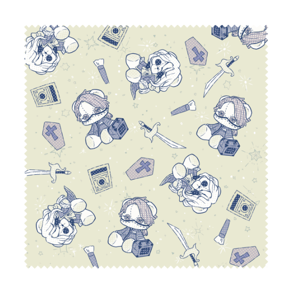 クリーニングクロス（遺影組イエロー）