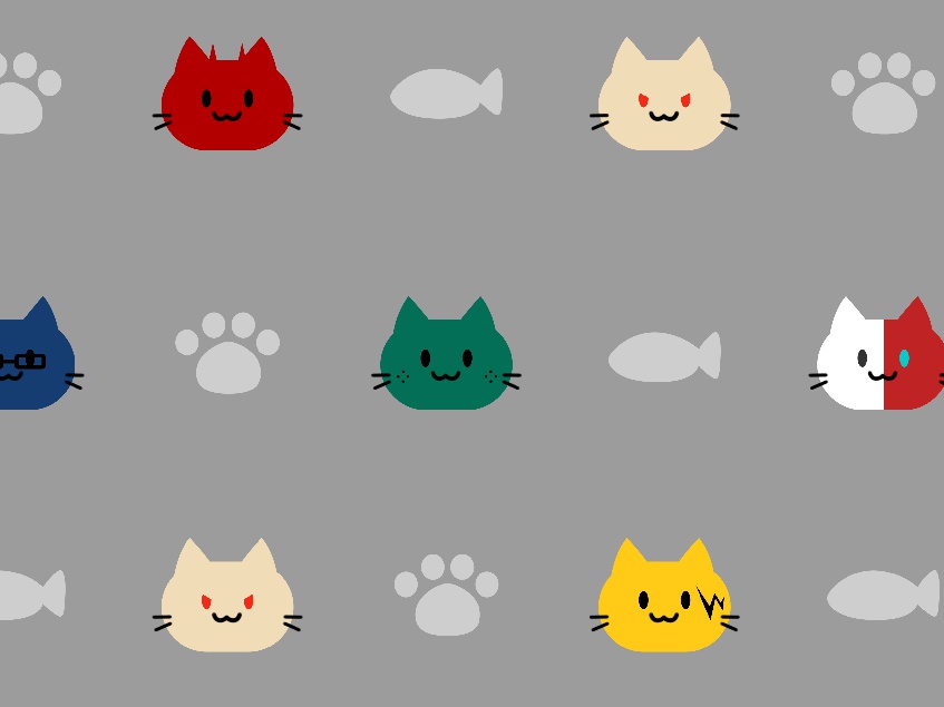 【ヒロアカ】ひーろーにゃんこケース(グレー)