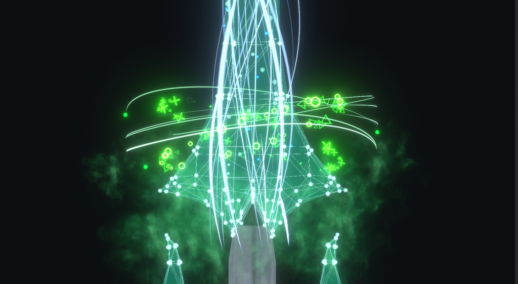 【VRChat想定】 Sparkling Sword