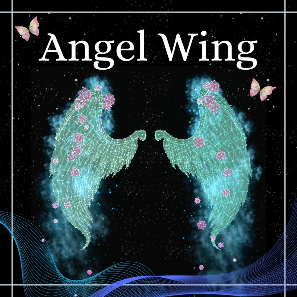 【VRChat想定】 Angel Wing