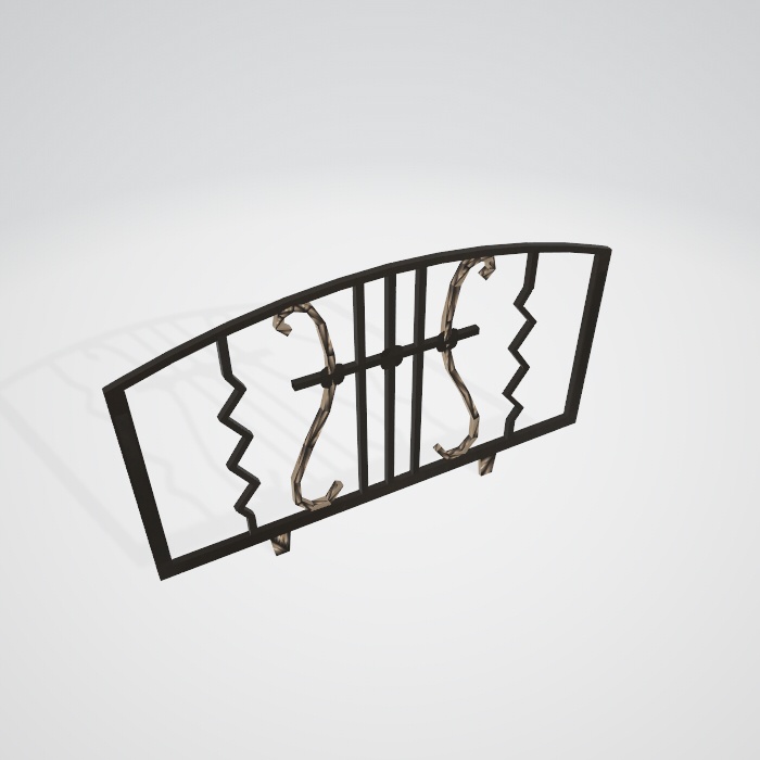 3dモデル フェンス