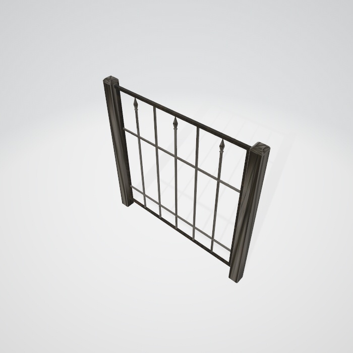 3dモデル フェンス