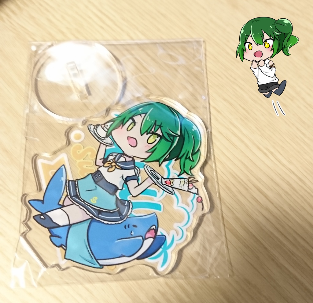 ヒスイさんカフェアクリルスタンド