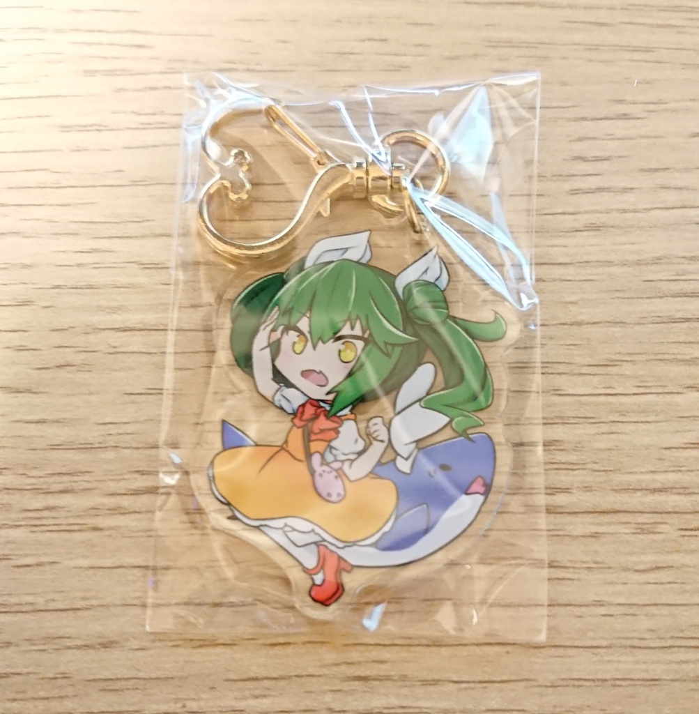 ヒスイマンうさぎさんアクキー