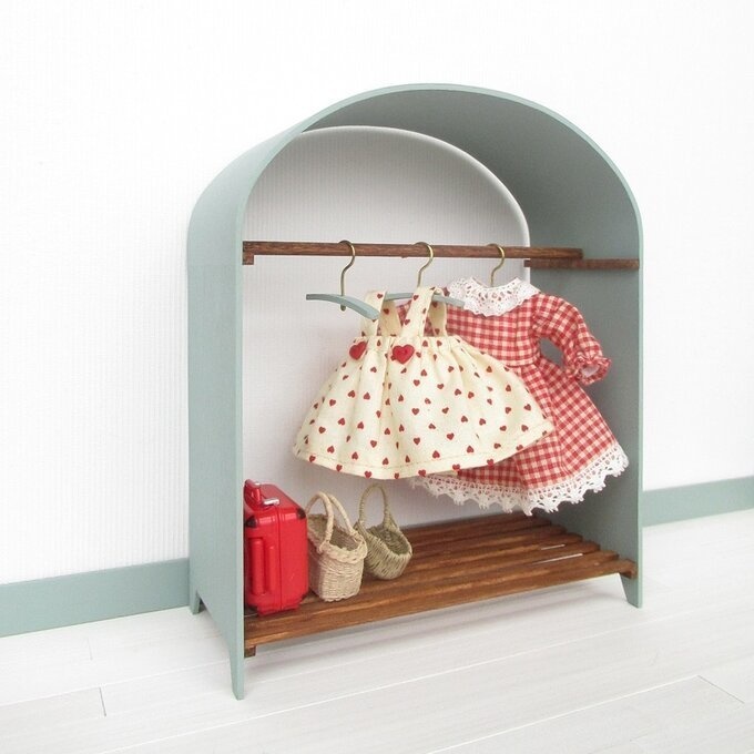 ソリッドシリーズ ハンガーラック&ハンガー3本セット